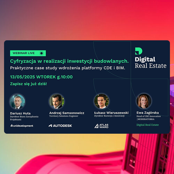 Wydarzenie EventBIM - Cyfryzacja w realizacji inwestycji budowlanych