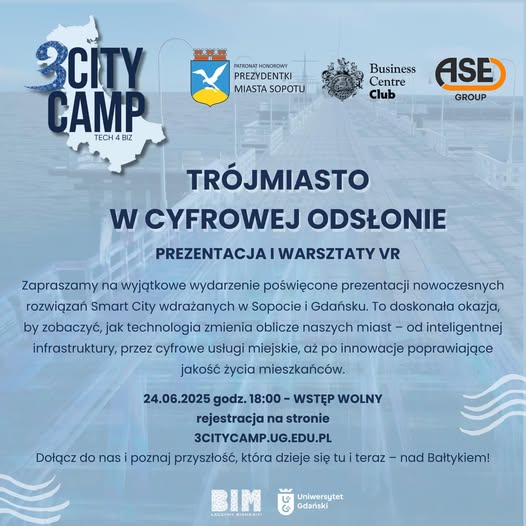 Wydarzenie EventBIM - 3CITY CAMP - Trójmiasto w cyfrowej odsłonie