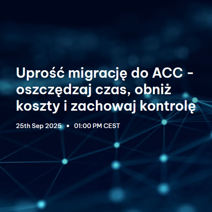 Wydarzenie EventBIM - Uprość migrację do ACC - oszczędzaj czas, obniż koszty i zachowaj kontrolę