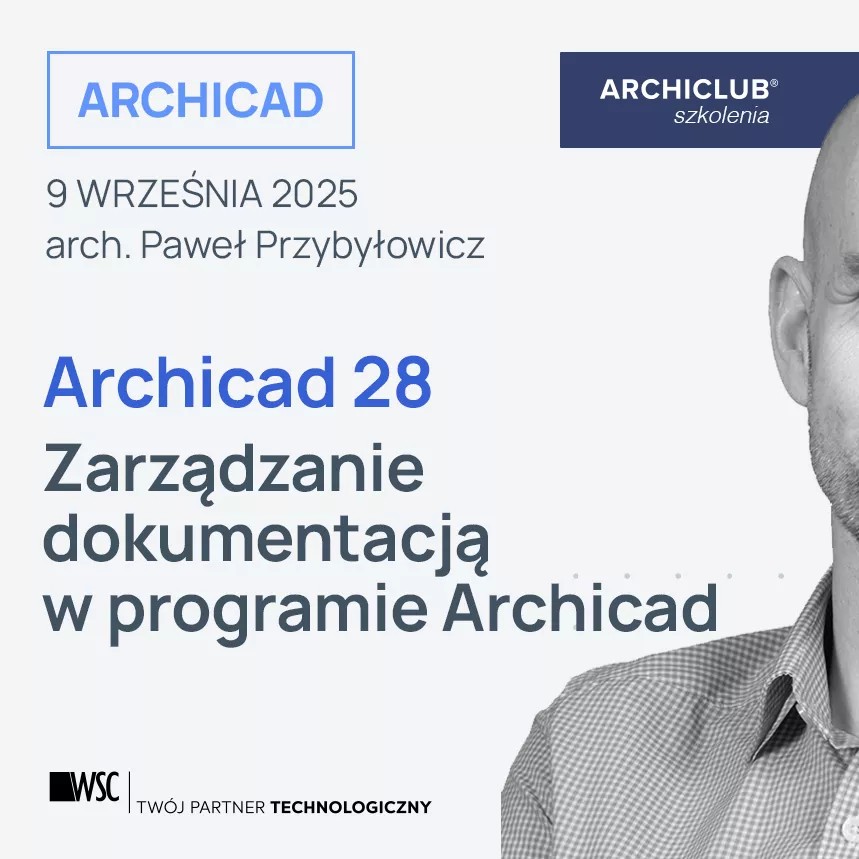 Wydarzenie EventBIM - Zarządzanie dokumentacją w programie Archicad – arkusze, rewizje i automatyczna publikacja.