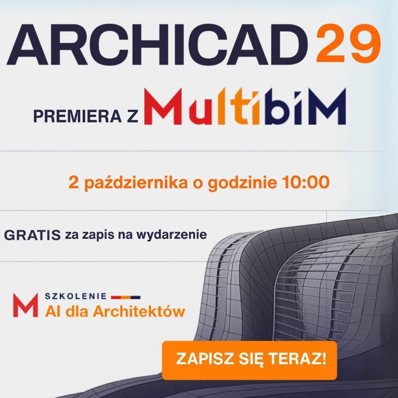 Wydarzenie EventBIM - Premierowy pokaz nowości Archicada 29