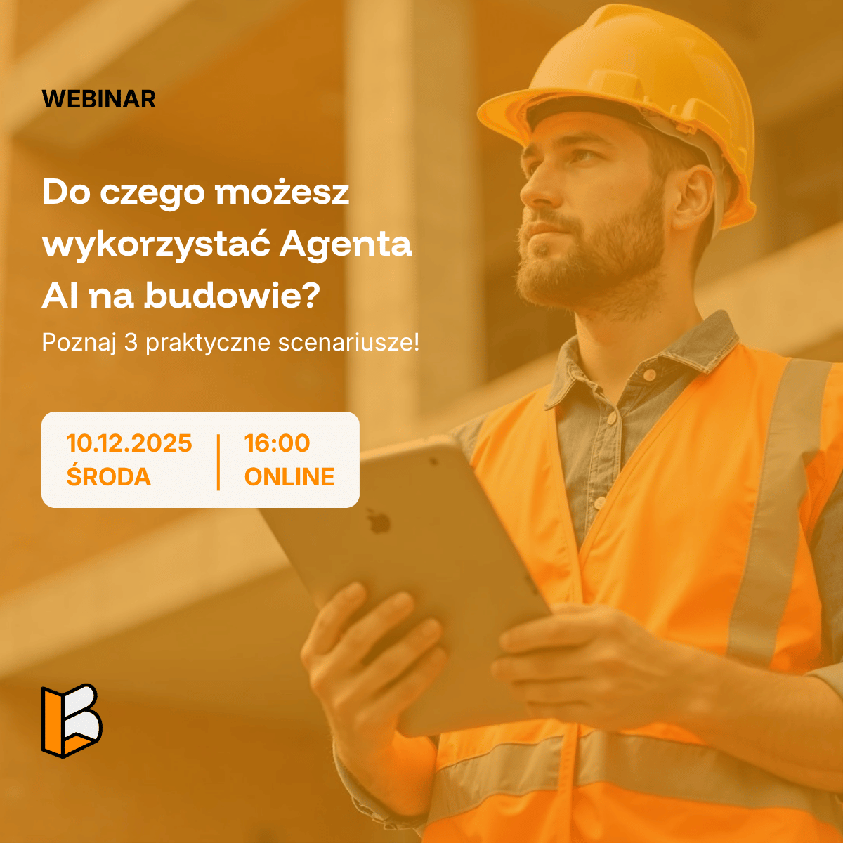 Wydarzenie EventBIM - Do czego możesz wykorzystać Agenta AI na budowie? Poznaj 3 scenariusze!