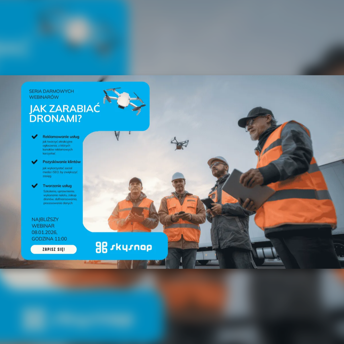 Wydarzenie EventBIM - Jak wykonać nalot fotogrametryczny małym dronem