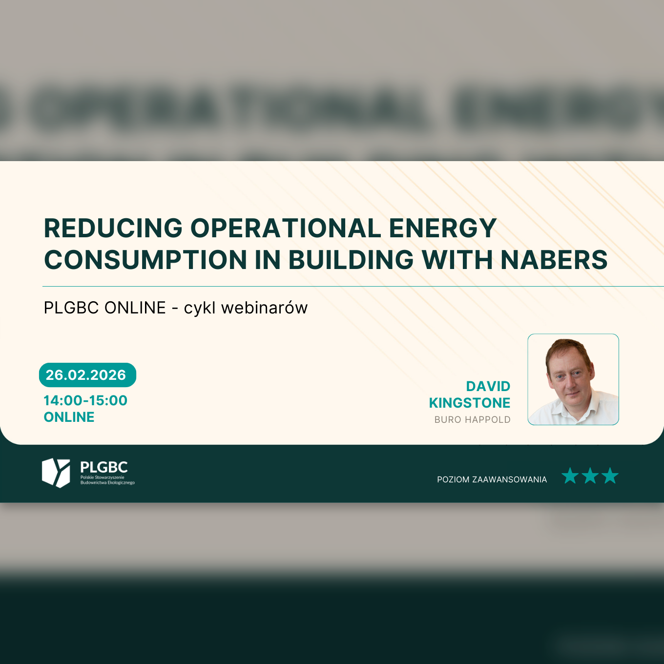 Wydarzenie EventBIM - Webinar PLGBC: Reducing operational energy consumption in building with NABERS