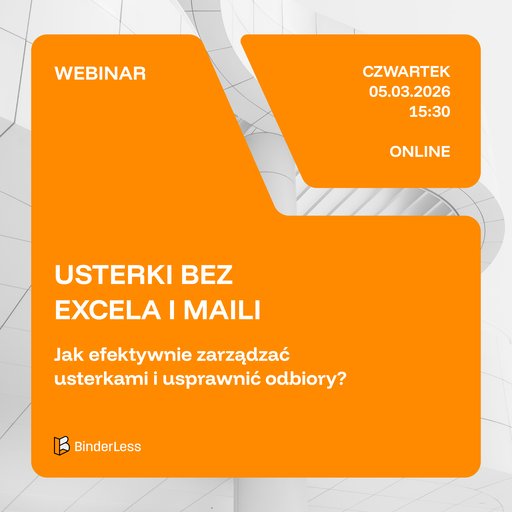 Wydarzenie EventBIM - Usterki bez Excela i Maili - Jak efektywnie zarządzać usterkami?